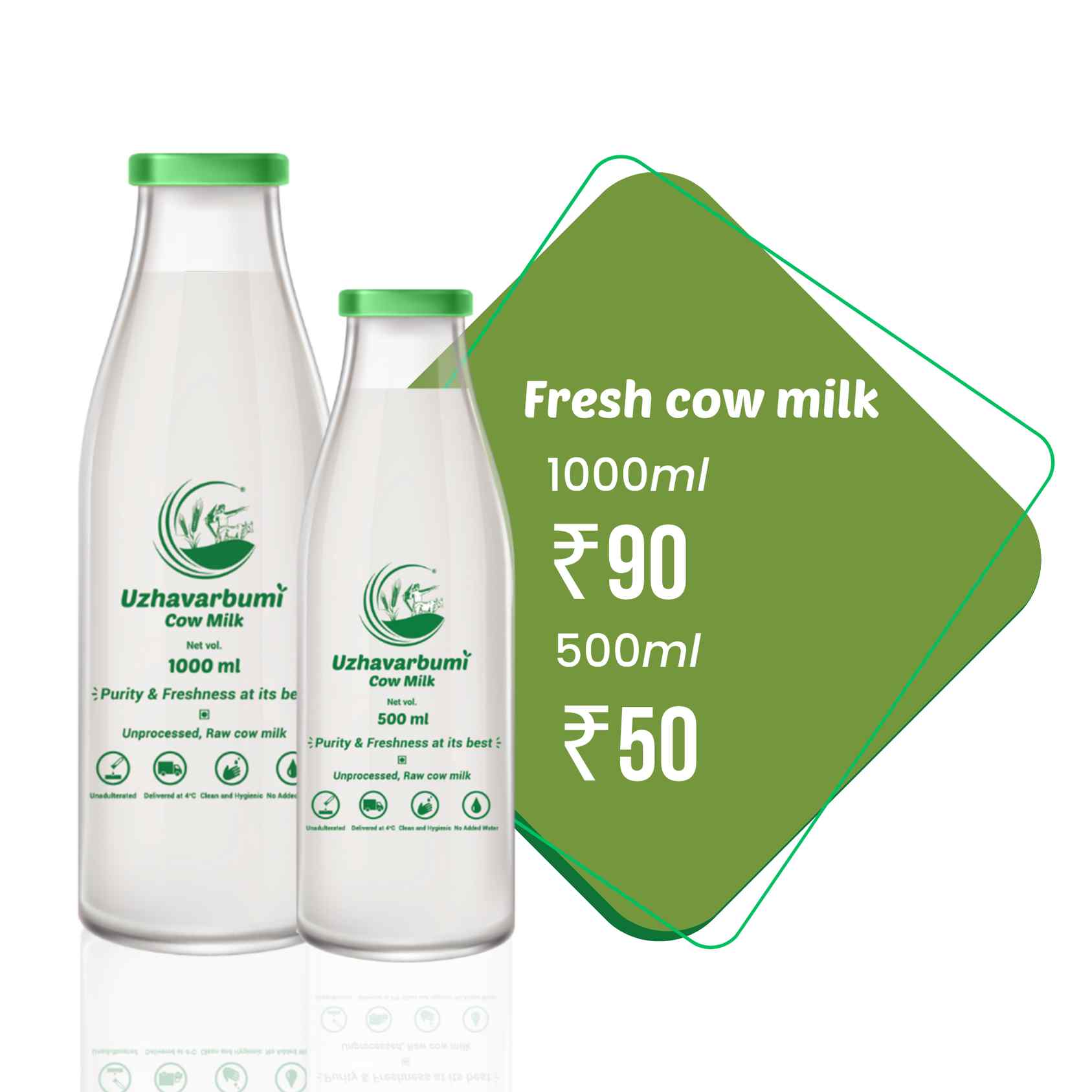 Uzhavarbumi's Pure Cow Milk